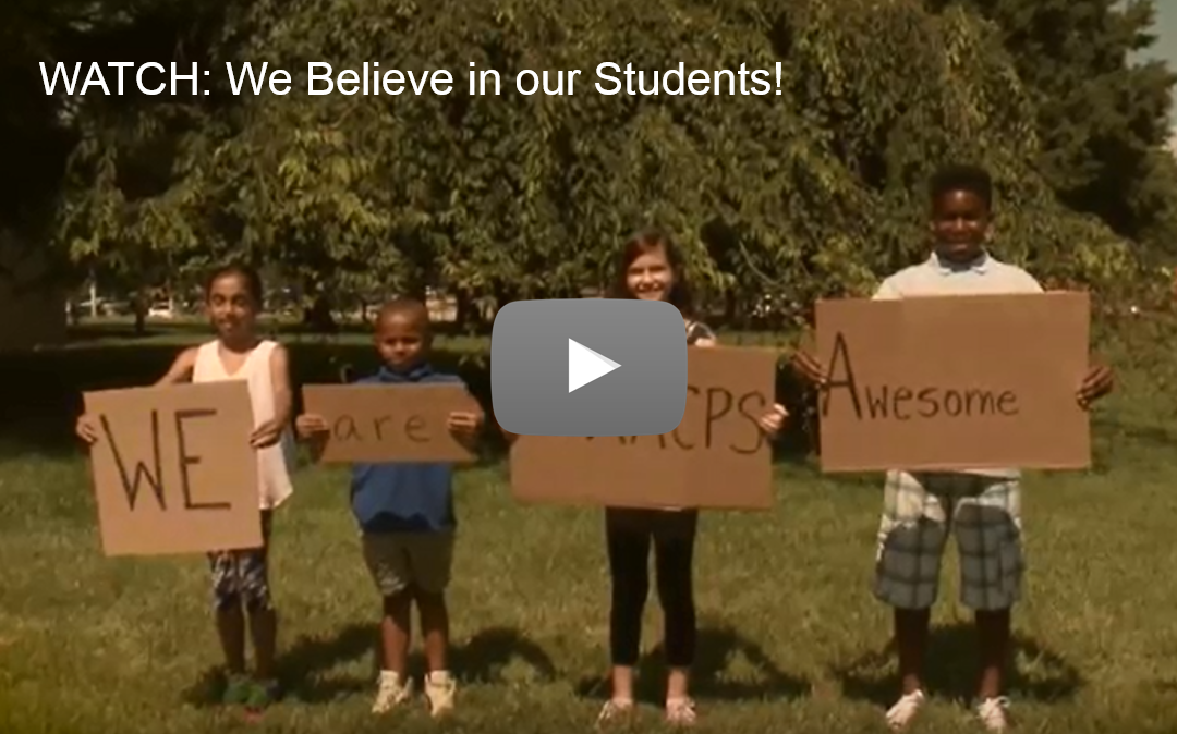 Watch: We Believe in Our Students video