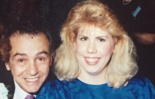 Tammy Diedrich with Mr. Glorioso at her high school prom