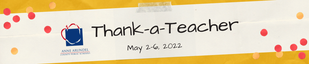 Thank-a-Teacher May 2-6, 2022